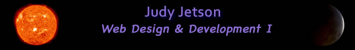 Judy Jetson Web Design & Development I