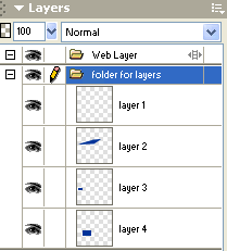 screen shot of a Layers Panel
from a graphics program