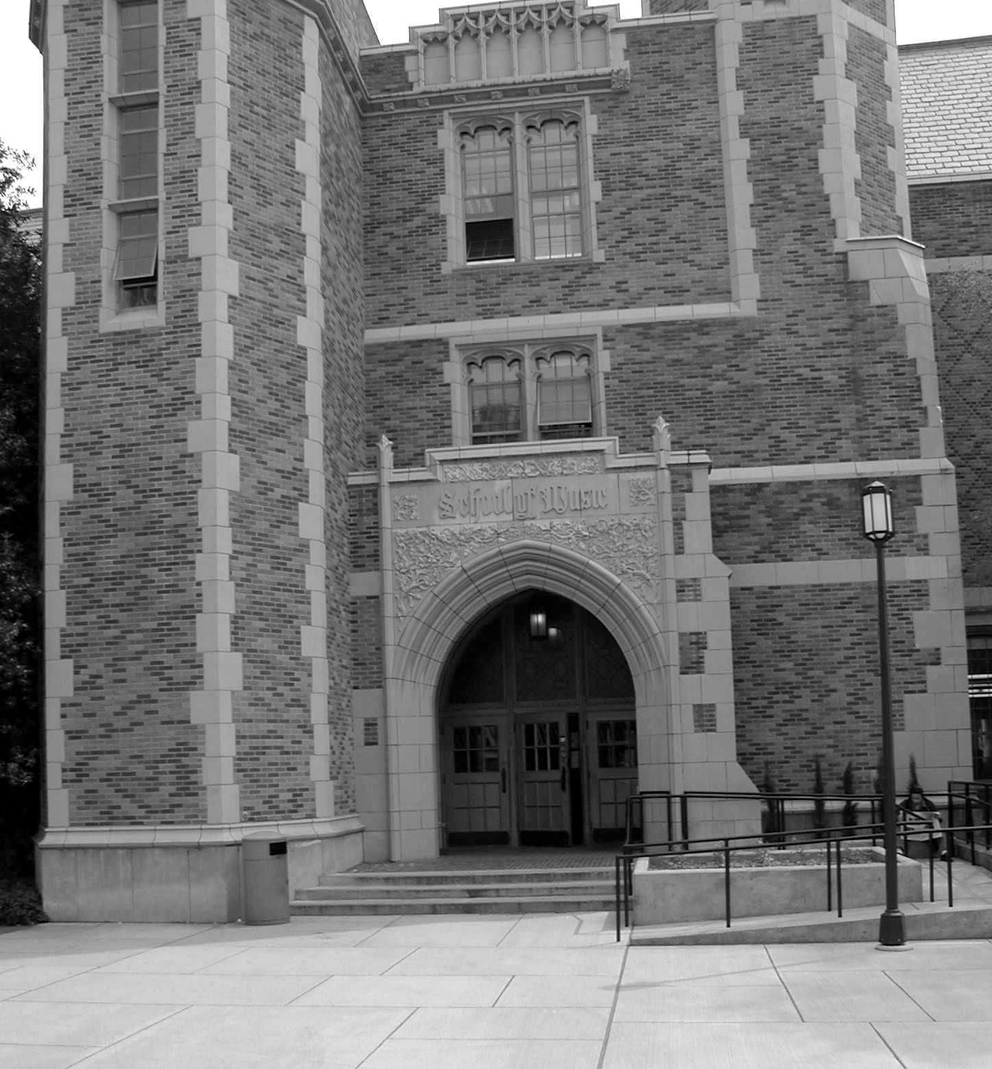 Entrance to first floor
