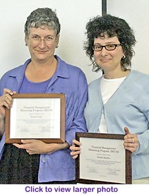 Karen Long and Denize Murillo