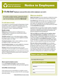 Notice to Employees - If a Job Injury Occurrs