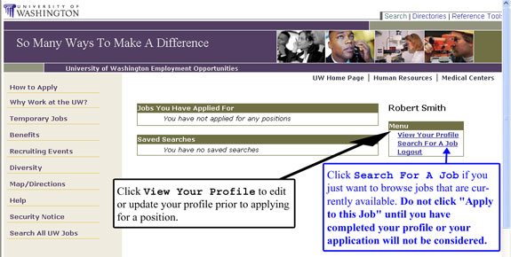 View Your Profile