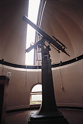 The vintage telescope