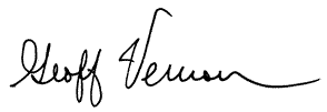 Geoff Vernon signature