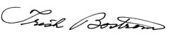 Patricia Bostrom, '72 signature