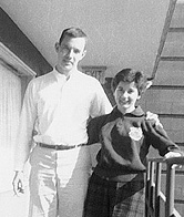 Colwell and husband at Showboat Apartments in 1958