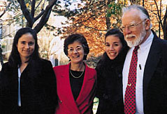 Colwell and family on morning of NSF swearing in