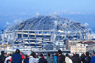 Kingdome comes tumbling down