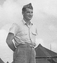 Sutter served as an aviation engineer in the Navy during the closing days of World War II at Eniwetok in the South Pacific. Photo courtesy Joe Sutter.