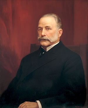 A portrait of Horace C. Henry by D. Litzenburg, circa 1925. Photo courtesy of Henry Art Gallery.