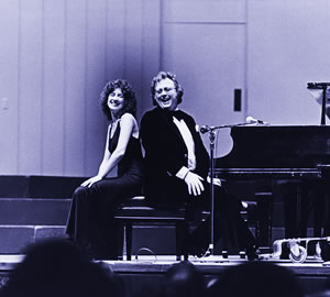 Bolcom and his wife mezzo-soprano Joan Morris, perform at the National Press Club in Washington, D.C., on Oct. 7, 1976. Photo courtesy William Bolcom.