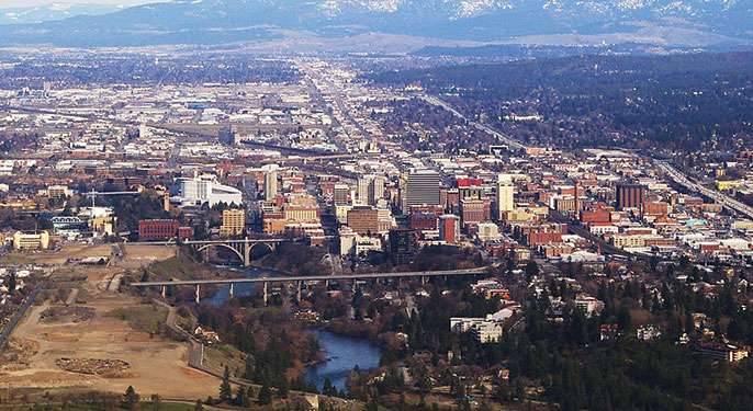 downtown Spokane