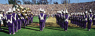 Husky Marching Band warms up 94,000 at Rose Bowl