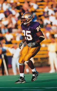 Curtis Williams, C-Dub, played safety for the Huskies in 1999 and 2000. Photo by Ethan Janson.