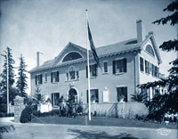 The President's House as it appeared during the Alaska-Yukon Pacific Exposition, when it was the New York State Building for the fair, photos courtesy of University of Washington Libraries, Special Collections, AYPO83