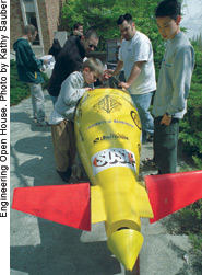 Engineering Open House. Photo by Kathy Sauber.