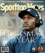 Willingham was named the 2002 Sportsman of the Year by Sporting News. Cover image courtesy of Sporting News.