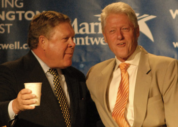 Rep. Norm Dicks and Bill Clinton.