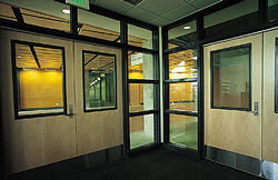 UWB reception areas and office