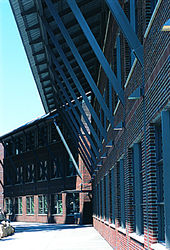Roofline of UW Bothell building