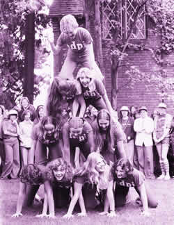 Members of Alpha Delta Pi. File photo.