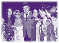 Bob Hope was the star attraction at the UW's 1969 Homecoming festivities. File photo.