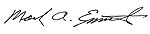 Mark Emmert signature