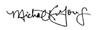 Michael K. Young signature