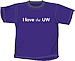 'I love the UW' t-shirt