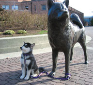 Dubs and his bronze likeness