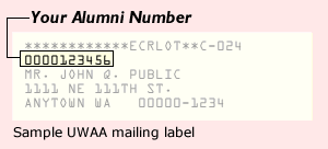 Sample mailing label