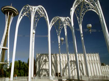 Seattle's Pacific Science Center Courtyard