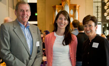 From left: Jon Runstad, Katlin Jackson and Judy Runstad