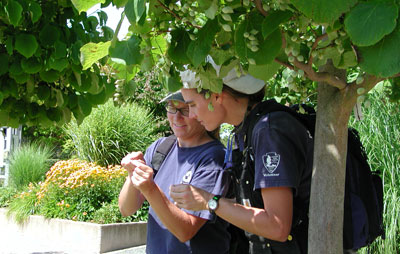 Students at UW Botanic Gardens