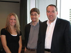 Seattle Politicore students interview Huckabee