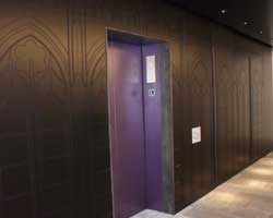 Etched-panel walls