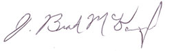 Brad McDavid signature