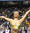 HMB feature twirler Catherine Watters (Photo by Dennis Hubbard)