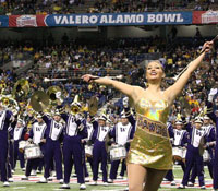 HMB feature twirler Catherine Watters (Photo by Dennis Hubbard)