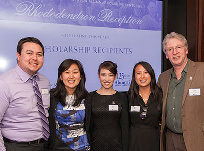 Ruby Galen(2nd from left), Brad McDavid (on right) and friends