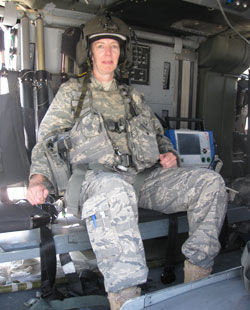 USAF nurse Liz Bridges