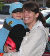 Heather Gibbs and son