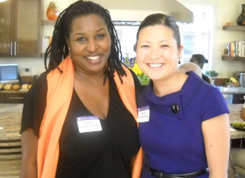 Natalie Lumpkin-Brown, left, and Colleen Fukui-Sketchley