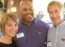 Connie Kravas (l), Greg Lewis & Mark Dederer