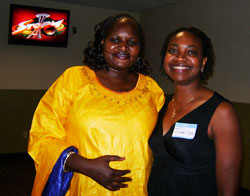 Agnes Oswaha, left, and Juanita Ricks, SSW admissions director