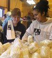 Volunteers at Food Lifeline