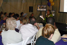 UW Professor Pepper Schwartz was the keynote speaker at this year's Coffee + Conversation luncheon in Palm Desert.
