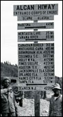 Soldiers at ALCAN Highway site