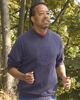 Bob Crutchfield:  running for a great cause. Image courtesy of Kathy Sauber.