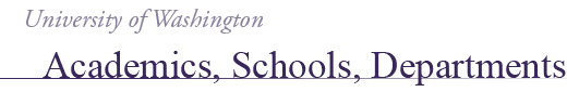Academics, Departments, Schools